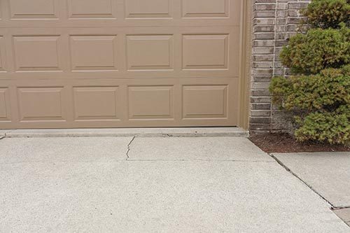 Uneven Garage Concrete in Greater Atlanta
