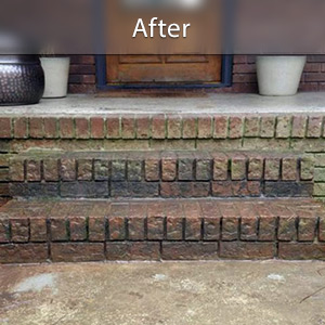 Sinking stairs repaired with PolyLevel® Atlanta
