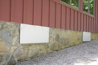Airtight crawl space doors in Woodstock