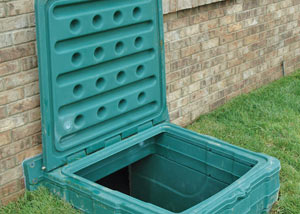 lockable crawl space access door installed in Roswell