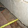Foundation wall separating from the floor in Suwanee home