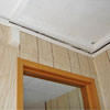 The ceiling and wall separating as the wall sinks with the slab floor in a Lagrange home