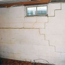 Bowing foundation walls in danger of failure in Decatur