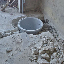 Placing a sump pit in a Peachtree Corners home
