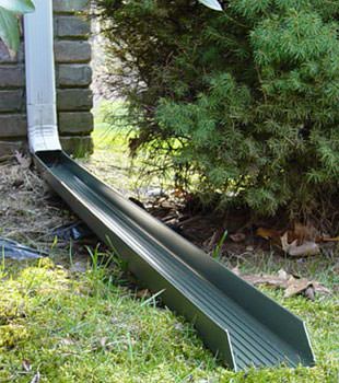 Gutter downspout extension installed in Acworth